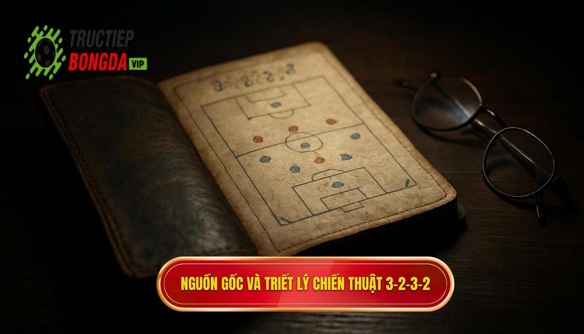 Nguồn gốc và Triết lý cốt lõi của Chiến thuật 3-2-3-2
