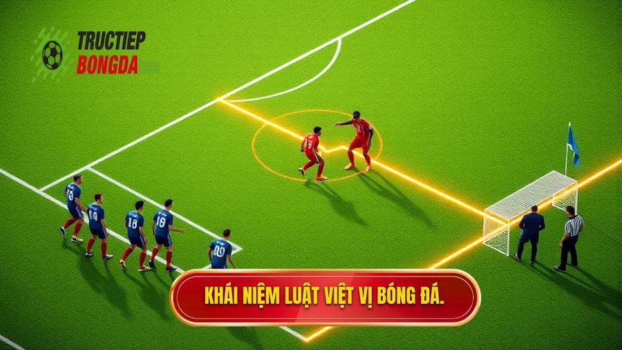 1. Khái niệm luật việt vị bóng đá.