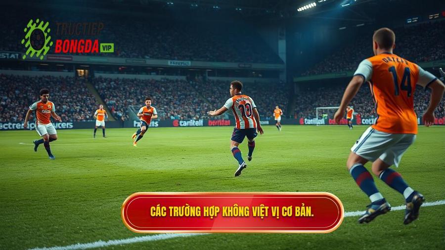 2. Các trường hợp không việt vị cơ bản.