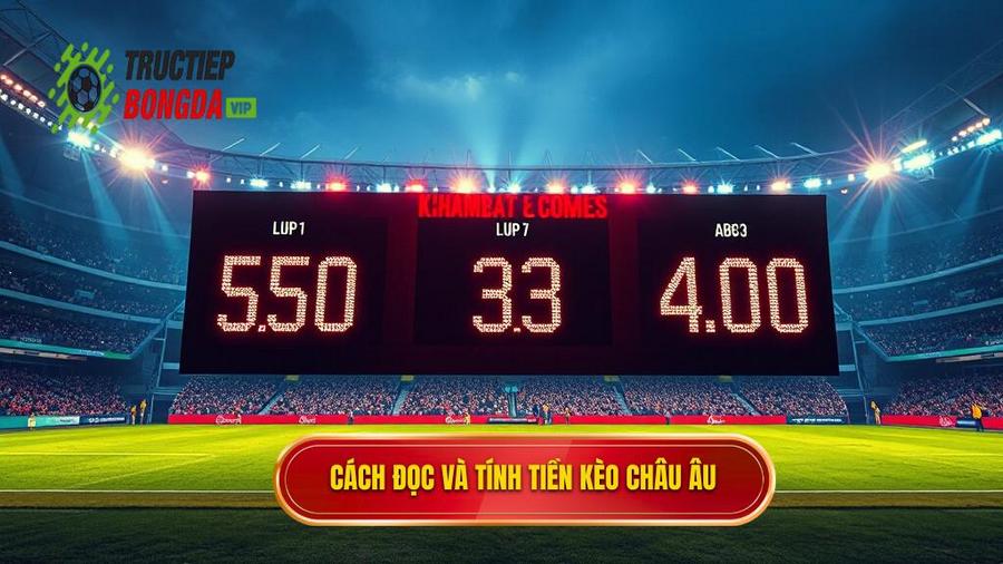 2. Cách đọc tỷ lệ và tính tiền trong kèo Châu Âu