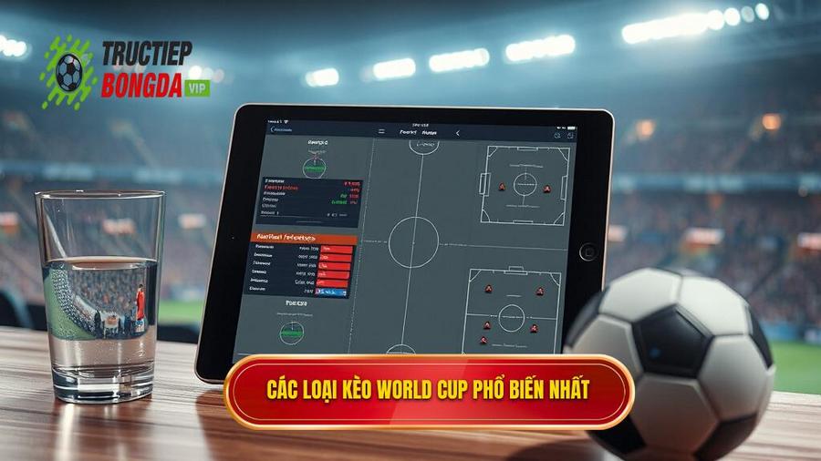 Các loại kèo phổ biến khi soi kèo World Cup