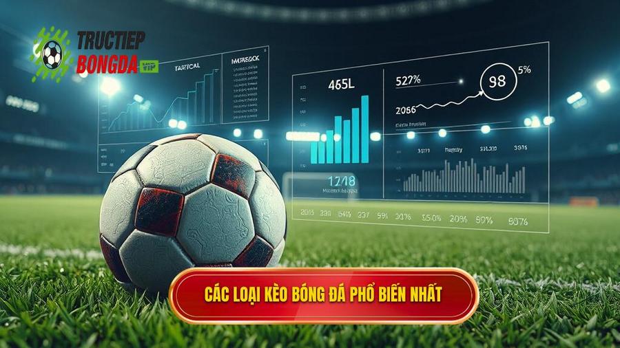 Các loại kèo bóng đá phổ biến nhất hiện nay
