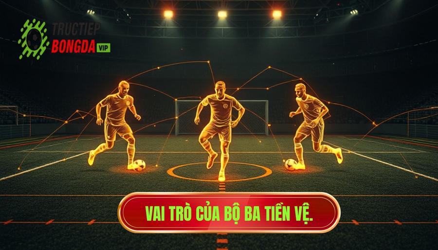 Phân tích chi tiết vai trò của bộ ba tiền vệ
