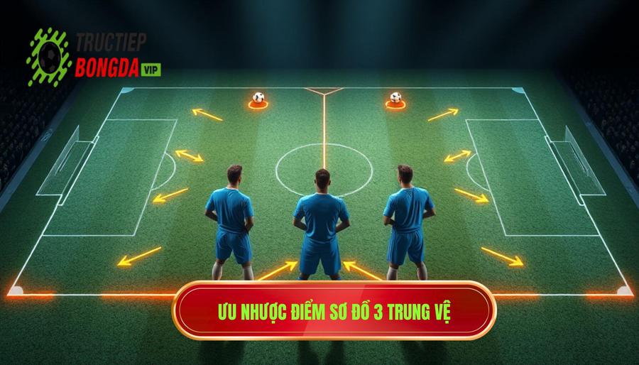 Khi nào đội bóng sử dụng sơ đồ 3 trung vệ